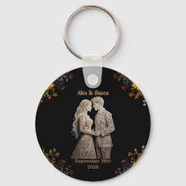 Bruid & bruidegom Royal Classic Sleutelhanger