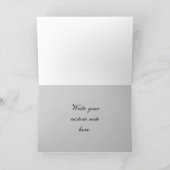 Bruid & bruidegom schedel bruiloft dank u kaart (Binnen)