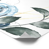 Bruid Bruidegom Signature Drankjes Bar Menu Bord Poster (Hoek)