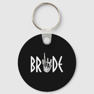 Bruid Bruidegom Skelet Gotische Trouw Verlovings H Sleutelhanger