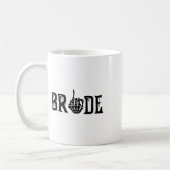 Bruid bruidegom Skelet Hand Halloween Bruiloft Bac Koffiemok (Links)