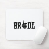 Bruid bruidegom Skelet Hand Halloween Bruiloft Bac Muismat (Met muis)