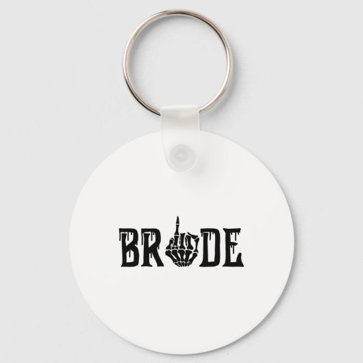 Bruid bruidegom Skelet Hand Halloween Bruiloft Bac Sleutelhanger (Voorkant)