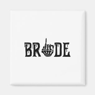 Bruid Bruidegom Skelet Hand Halloween Trouwfeest V Magneet