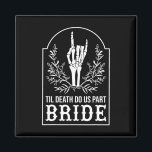 Bruid Bruidegom Skeleton Hand Paren Matching Weddi Magneet<br><div class="desc">Bruid Bruidegom Skeleton Hand Paren Matching Huwelijk Halloween</div>