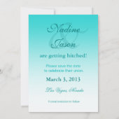 Bruid & Bruidegom Sneakers & Hoge Hakken Save the  Save The Date (Achterkant)