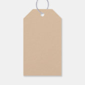 Bruid & Bruidegom Strand Bruiloft Aquarel Cadeaulabel (Achterkant)