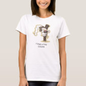 Bruid & Bruidegom Trouw T-shirt (Voorkant)
