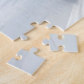 Bruid & Bruidegom Trouwboeket Aquarel Schildering Legpuzzel (Zijkant)