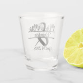 Bruid & Bruidegom Trouwglas Shotglas Shot Glas (Achterkant)