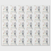 Bruid & bruidegom trouwjurk cadeaupapier (Vlak)