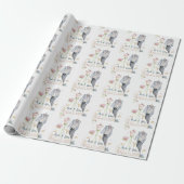 Bruid & bruidegom trouwjurk cadeaupapier (Uitgerold)