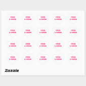 Bruid & Bruidegom Witte Gesprekshart Hart Sticker (Vel)