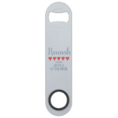 Bruid & Bruidsfeest 5 Hart Abuela van de Bruid Speed Flessenopener (Voorkant)