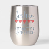 Bruid & Bruidsfeest 5 Hart Stiefbroer van de Bruid (Achterkant)