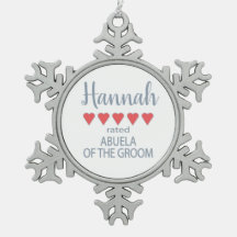 Bruid & Bruidsfeest 5 Hartjes Oma van de Bruidegom