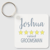 Bruid & Bruidsjonkers 5-sterren bruidsjonker Sleutelhanger (Voorkant)