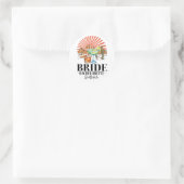 Bruid Bruidsmeisje Bruid Squad Scottsdale Afscheid Ronde Sticker (Tas)