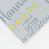 Bruid & Bruidsmeisjes 5 sterren Zuster van de Brui Fleece Deken (Hoek)