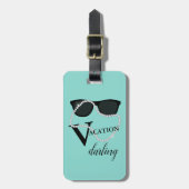 Bruid & Bruidsmeisjes Diamanten Tiara Feest Reis Bagagelabel (Voorkant verticaal)