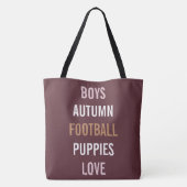 Bruid & bruidsmeisjes Herfstbries Tailgate-feest Tote Bag (Achterkant)