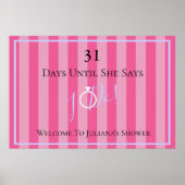 Bruid & Bruidsmeisjes lingerie Bruidsjonker Feest Poster (Voorkant)