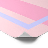 BRUID & Bruidsmeisjes Roze Bruiloft Tellen Poster (Hoek)