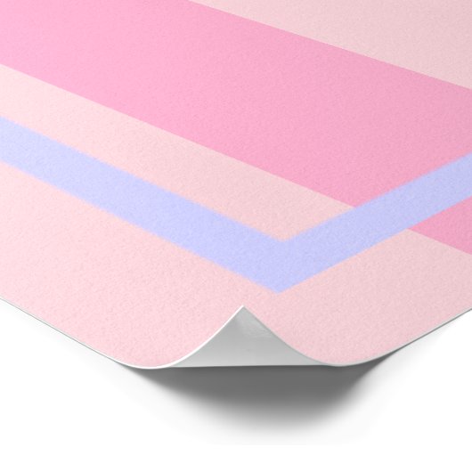 Bruid & bruidsmeisjes Roze bruiloft telt af Poster (Hoek)