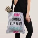 Bruid & bruidsmeisjes Zomer Bruids Sprinkle Party Tote Bag<br><div class="desc">Schat, ze zal dol zijn op deze fantastische party thema canvas tas, maken het de perfecte geschenk set met coördinerende t-shirt en strandlaken. Een prachtig aandenken van uw partij, het zal een aandenken voor de komende jaren zijn. Personaliseer het zoals u kiest, het is ook een geweldig verjaardagscadeau, afstuderen of...</div>