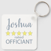 Bruid & Bruidsstoet 5-sterren ceremoniemeester Sleutelhanger (Achterkant)