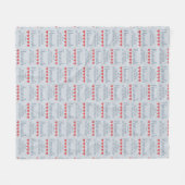 Bruid & Bruiloft 5 Hart Dochter van de Bruidegom Fleece Deken (Voorkant (Horizontaal))