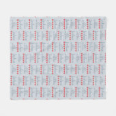 Bruid & Bruiloft 5 Hart Oom van de Bruid Fleece Deken (Voorkant (Horizontaal))