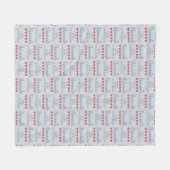 Bruid & Bruiloft 5 Hart Zus van de Bruidegom Fleece Deken (Voorkant (Horizontaal))
