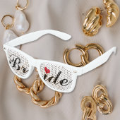 Bruid Bruiloft Bachelorette Party Strand Cool Shad Retro Zonnebril