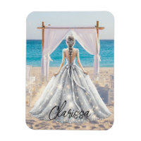 Bruid Bruiloft Dag Strand Bruiloft Fancy Gown Brid