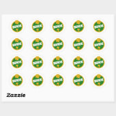 Bruid bruiloft - Dupree Ronde Sticker (Vel)