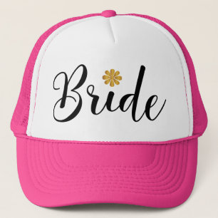 Bruid Bruiloft Elegant Trucker Pet