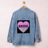 BRUID BRUILOFT GESCHENK GLITTER HART Denim Jacket (Hangar)