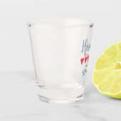 Bruid & Bruiloftsgasten 5 Hart Bruid Shot Glas (Links)