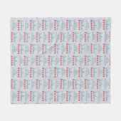 Bruid & Bruiloftsgasten 5 Hart Neef van de Bruideg Fleece Deken (Voorkant (Horizontaal))
