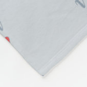 Bruid & Bruiloftsgasten 5 Hart Nichter van de brui Fleece Deken (Hoek)