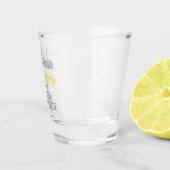 Bruid & Bruiloftsgasten 5 sterren Neef van de brui Shot Glas (Rechts)