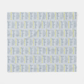 Bruid & Bruiloftsgasten 5 sterren stiefvader van d Fleece Deken (Voorkant (Horizontaal))