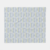 Bruid & Bruiloftsgasten 5 sterren Zuster van de Br Fleece Deken (Voorkant (Horizontaal))