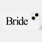 Bruid Case-Mate iPhone Case (Achterkant (horizontaal))