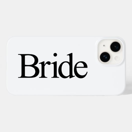 Bruid Case-Mate iPhone Case (Achterkant (horizontaal))