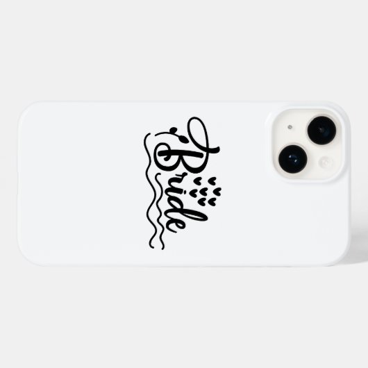 Bruid Case-Mate iPhone Case (Achterkant (horizontaal))
