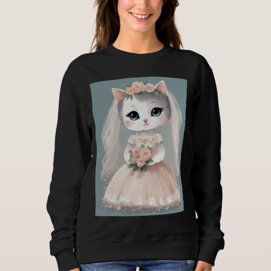 BRUID CAT TROUW T-SHIRT (Voorkant)