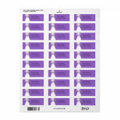 Bruid Clipart Bruiloft Retouradres Labels (Full Sheet)