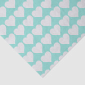 BRUID & CO. Blauwe En Zilveren Hartjes Tissue Papi Tissuepapier (Detail)